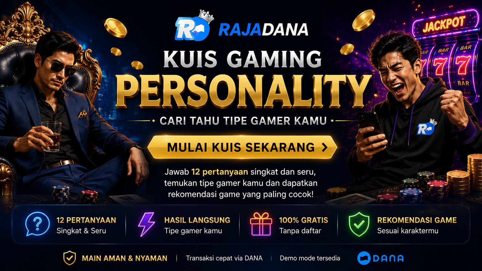 Kuis Gaming Personality Rajadana